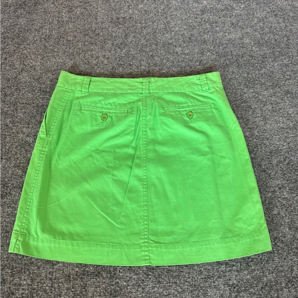 Lilly Pulitzer Green Women's Skirt With Pockets Cotton Size 6 - Picture 5 of 10